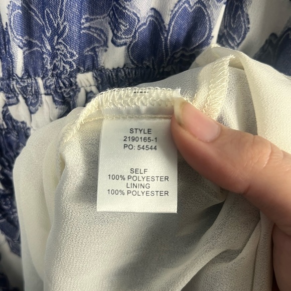 Current Air Los Angeles Purple Floral V Neck Long Sleeve Dress Size S chiffon - Picture 4 of 7